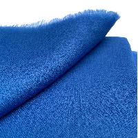 Ring Shawl,a Thin, Soft, And Light Shawl For All-weather Use, Two-ply Wool, Real Pashmina Wool, Blue