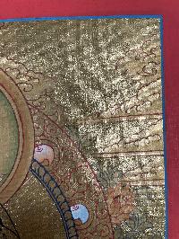 Tibetan Buddhist Thangka Of [vajrasattva], Real 24k Gold, [hand Painted]