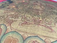 Tibetan Buddhist Thangka Of [maitreya Buddha], Real 24k Gold, [hand Painted]