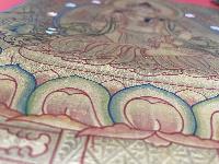 Tibetan Buddhist Thangka Of [vajrasattva], Real 24k Gold, [hand Painted]
