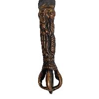 Buddhist Handmade Fire Sword Vajra At Handle, [antique Finishing]