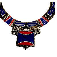 Handmade Nepali [tribal] Necklace, With [stone Setting]