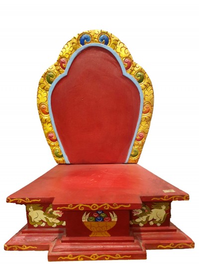 Wooden Altar [chesum] Base, Throne For Statue [traditional Color]