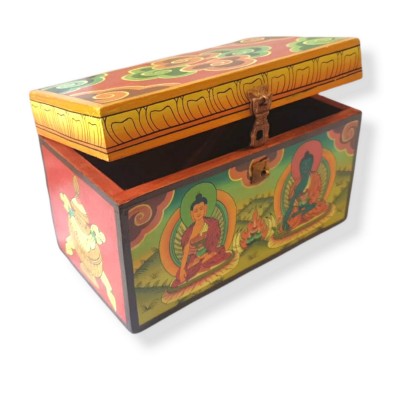 [traditional Tibetan], Ritual Jeweler And Ritual Item Box, [painted]