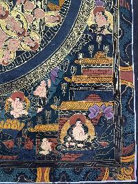Tibetan Buddhist Thangka Painting Of Buddha Mandala, [hand Painted]