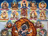 Buddhist Handmade Thangka Of Vajravarahi - Dorje Phagmo, [hand Painted]