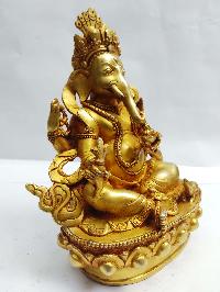 Ganesh Statue, Buddhist Statue Of Ganesh, [full Gold Plated]
