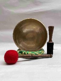 Buddhist Hand Beaten Singing Bowl, [elephant] Design, [etching Carving], [select Accessories]