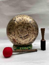 Buddhist Hand Beaten Full Moon] Singing Bowl, [select Accessories]