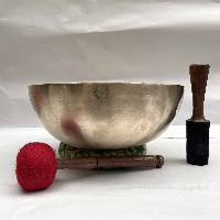 Buddhist Hand Beaten [jambati] Singing Bowl, With Plain, [select Accessories]