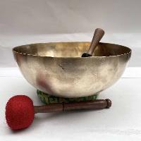 Buddhist Hand Beaten [jambati] Singing Bowl, With Plain, [select Accessories]