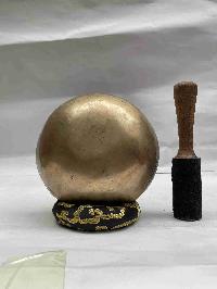 [old], Buddhist Hand Beaten [manipuri] Singing Bowl, With Plain, [select Accessories]