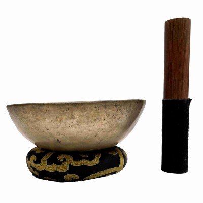 [old], Buddhist Hand Beaten [kopre] Singing Bowl, With Plain, [select Accessories]
