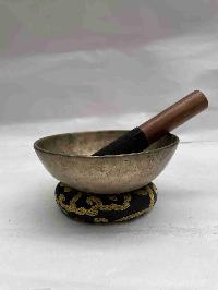 [old], Buddhist Hand Beaten [kopre] Singing Bowl, With Plain, [select Accessories]