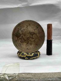 [old], Buddhist Hand Beaten [kopre] Singing Bowl, With Plain, [select Accessories]