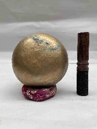 [old], Buddhist Hand Beaten [manipuri] Singing Bowl, With Plain, [select Accessories]