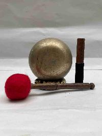[old], Buddhist Hand Beaten [kopre] Singing Bowl, With Plain, [select Accessories]