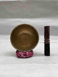 [old], Buddhist Hand Beaten [kopre] Singing Bowl, With Plain, [select Accessories]