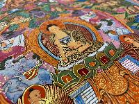 Buddhist Handmade Thangka Painting Of Buddha Life Story, [real Gold, Hand Painted]