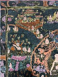 Buddhist Handmade Thangka Painting Of Buddha Life Story, [real Gold], [hand Painted]