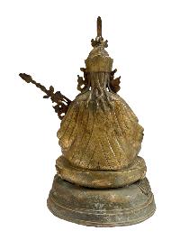 Buddhist Handmade Statue Of Padmasambhava, [bronze Finishing]