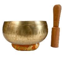 Amitabha Buddha Embossed Singing Bowls [casting], [brass], [etched Designs], [select Accessories]