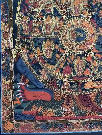 Buddhist Handmade Thangka Painting Of Wheel Of Life, [hand Painted]