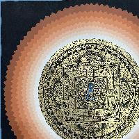 Buddhist Handmade Thangka Painting Of Mandala, [hand Painted]