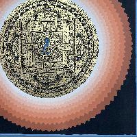 Buddhist Handmade Thangka Painting Of Mandala, [hand Painted]