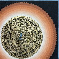 Buddhist Handmade Thangka Painting Of Mandala, [hand Painted]