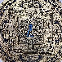 Buddhist Handmade Thangka Painting Of Mandala, [hand Painted]