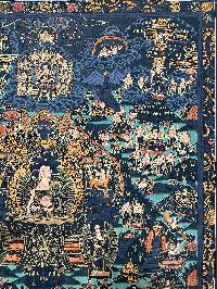 Buddhist Hand Painting Of Buddha Life Story, [hand Painted]