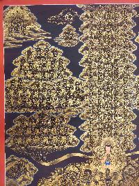 Buddhist Hand Painting Thangka Of [geluk Choksing] Gyaltsab Je Tsongkhapa [hand Painted], Lamas Art