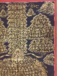 Buddhist Hand Painting Thangka Of [geluk Choksing] Gyaltsab Je Tsongkhapa [hand Painted], Lamas Art