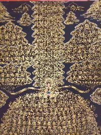 Buddhist Hand Painting Thangka Of [geluk Choksing] Gyaltsab Je Tsongkhapa [hand Painted], Lamas Art