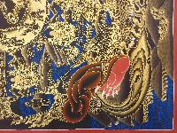 Buddhist Hand Painting Thangka Of Wheel Of Life [hand Painted], Lamas Art