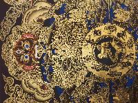 Buddhist Hand Painting Thangka Of Wheel Of Life [hand Painted], Lamas Art
