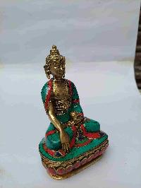 Buddhist Miniature Statue Of Shakyamuni Buddha, [stone Setting]