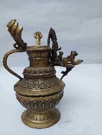 Buddhist Miniature Statue Of Ganesh Sukunda, [bronze Finishing]