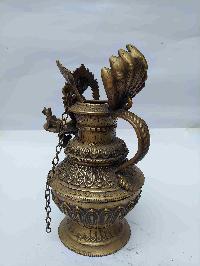 Buddhist Miniature Statue Of Ganesh Sukunda, [bronze Finishing]