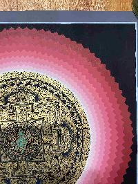 Buddhist Handmade Thangka Of Mandala, [hand Painted]