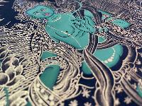 Buddhist Handmade Thangka Painting Of Green Tara, [real Gold, Hand Painted]