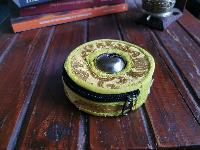 Buddhist Bronze Tingsha [om Mane Padme Om] With Cover