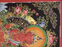 Buddhist Handmade Thangka Of Aparimita, Amitayus, [real Gold, Hand Painted], Amitayus, Chepame