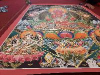 Buddhist Handmade Thangka Of Aparimita, Amitayus, [real Gold, Hand Painted], Amitayus, Chepame