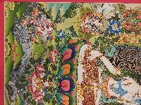 Buddhist Handmade Thangka Of White Tara, [real Gold, Hand Painted], Real Gold