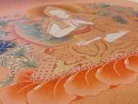 Buddhist [karma Gadri Art], Handmade Thangka Of Tsongkhapa, [hand Painted], Real Gold, [karma Gadri Art]