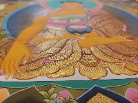 Buddhist Handmade Thangka Of Shakyamuni Buddha, [real Gold, Hand Painted]