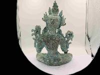 Buddhist Statue Of White Tara, [antique Finishing]