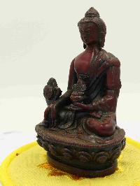 Buddhist Statue Of Medicine Buddha, [red Resin Buddha]